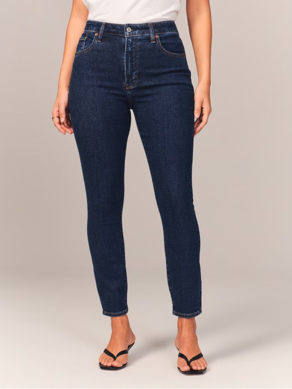 Abercrombie & Fitch Curve Love High-Rise Skinny Jeans